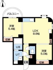 水車町マンションの間取り画像