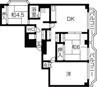 南平岸ビルの間取り画像