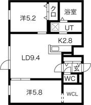 Livease Yamanote（リヴィースヤマノテ）の間取り画像