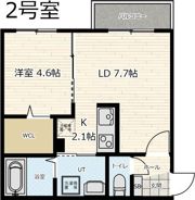 URBAN FLATS平岸II（アーバンフラッツ平岸II）の間取り画像