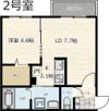 URBAN FLATS平岸II（アーバンフラッツ平岸II）の間取り画像
