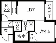 ウェリナ南郷16の間取り画像