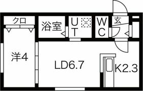 Blossom中島公園（ブロッサム）の間取り画像