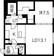 RESIDENCE SAPPORO T9の間取り画像