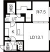 RESIDENCE SAPPORO T9の間取り画像