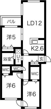 コモゾーナ円山の間取り画像