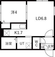 ラフィーネ澄川IVの間取り画像
