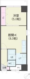 パークヒルズ中の島21の間取り画像