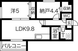パーチェ豊平の間取り画像