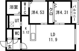 AYA23の間取り画像