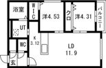 AYA23の間取り画像