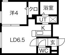 EXCEL平岸A棟の間取り画像