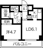 ホープ北21の間取り画像