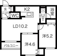 ブランシャール栄町FORESTの間取り画像