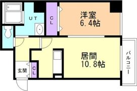 レフィナード北12条の間取り画像