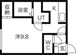 シャンテ南5条の間取り画像