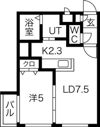 ビンゴセカンドの間取り画像