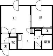 DAITO residence 中央区役所前の間取り画像