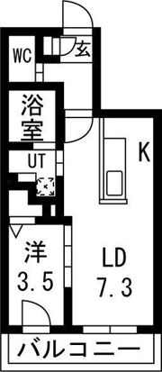 NCウイング中央の間取り画像