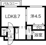 feerique（フェリーク）の間取り画像