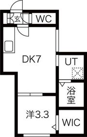 FORTUNA琴似の間取り画像