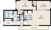 Nsk BLD.3rd（エヌエスケイビルサード）の間取り画像
