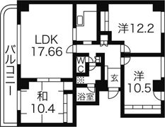 ビッグウイン915の間取り画像