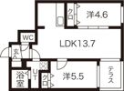 ブランシャールKT＆Y麻生の間取り画像
