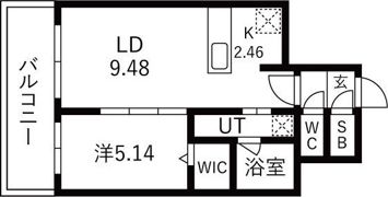 マエストラーレ山鼻の間取り画像