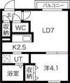 Tela bianca月寒中央の間取り画像