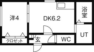 シャトージュネスの間取り画像