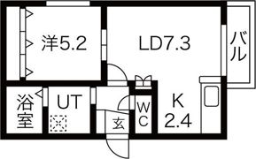 KI Hassamu4-4の間取り画像