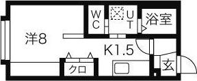 クレアN26の間取り画像