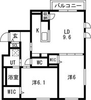 アルファスクエアN2の間取り画像
