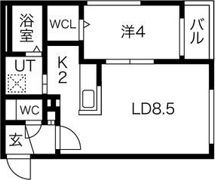 ラフィーネ中島公園PREMIUMの間取り画像