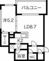 Riche reve麻生（旧:ZIZI TROIS）の間取り画像