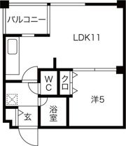 パークハイム12.7の間取り画像