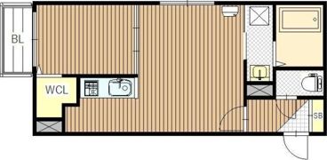 スパークル学園前の間取り画像