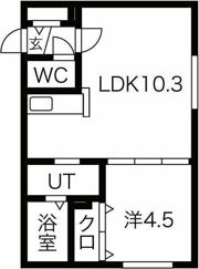 S-RESIDENCE桑園EASTの間取り画像