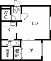 MTガーデン琴似Bの間取り画像