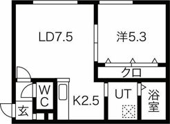 アクアコートSKK（アクアコートエスケーケー）の間取り画像