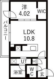 仮）美園11-4MSの間取り画像