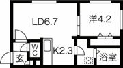 Sileni東札幌（シレーニ東札幌）の間取り画像