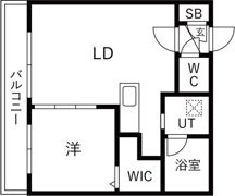 癒禅17Iの間取り画像