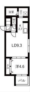 amenity新札幌 （アメニティ新札幌）の間取り画像