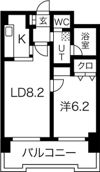 サンシティーIIの間取り画像