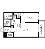 ブリス北円山の間取り画像