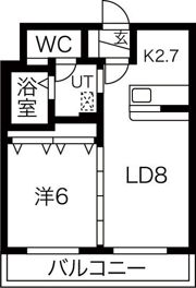 ミカーサ円山の間取り画像