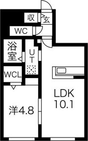 グランティエラ平岸の間取り画像