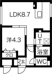 amadeus本通の間取り画像